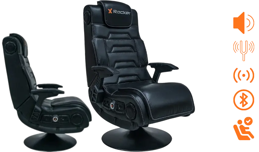  X-Rocker Pro 4.1 Console Gaming Chair, Upholstered Padded Seat